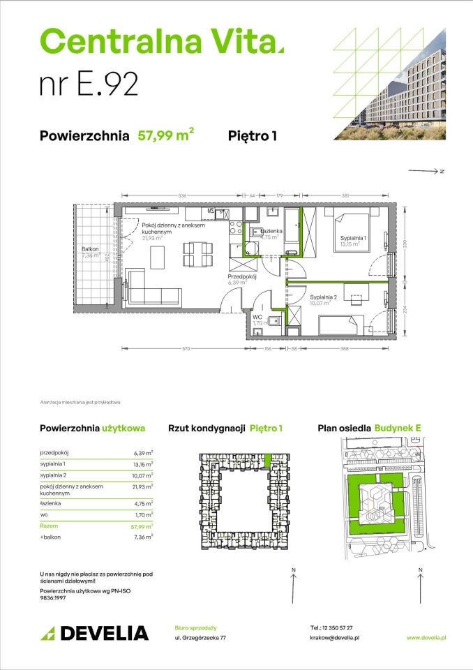 Mieszkanie 3-pokojowe Kraków Czyżyny, ul. Romana Ciesielskiego. Zdjęcie 14