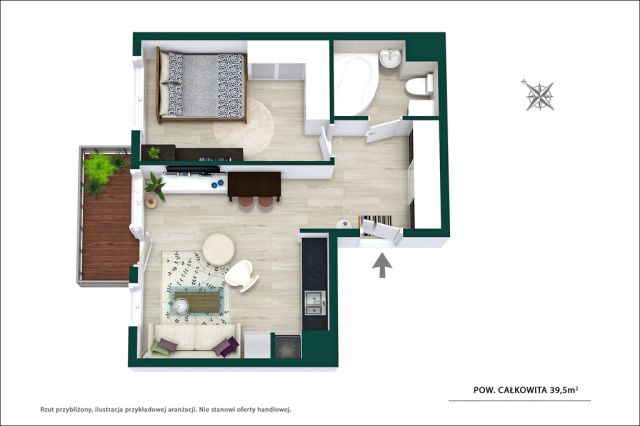 Mieszkanie 2-pokojowe Pruszków, ul. Władysława Broniewskiego. Zdjęcie 8