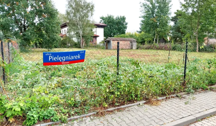 Działka inwestycyjna Warszawa Wawer, ul. Pielęgniarek