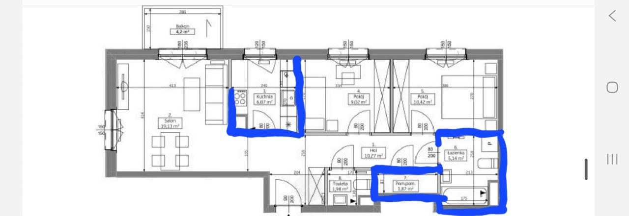 Mieszkanie 3-pokojowe Poznań Grunwald, ul. Jeleniogórska. Zdjęcie 14