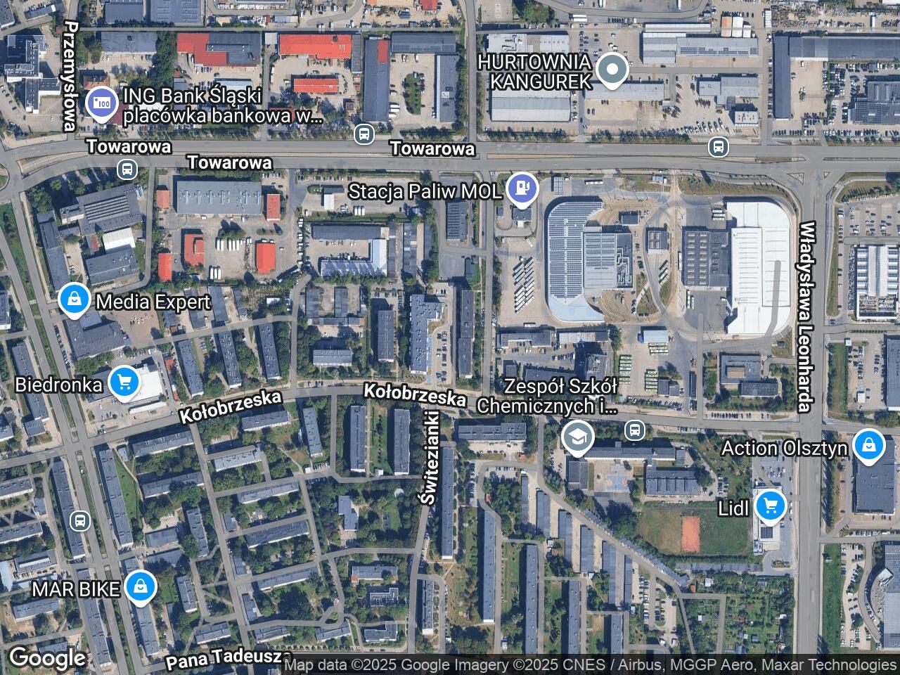 Mieszkanie 2-pokojowe Olsztyn, ul. Kołobrzeska