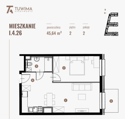 Mieszkanie 2-pokojowe Łódź Widzew, ul. Juliana Tuwima. Zdjęcie 13