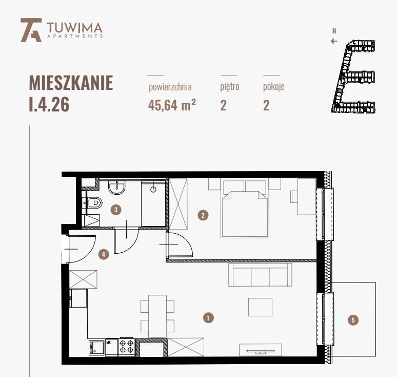 Mieszkanie 2-pokojowe Łódź Widzew, ul. Juliana Tuwima. Zdjęcie 13