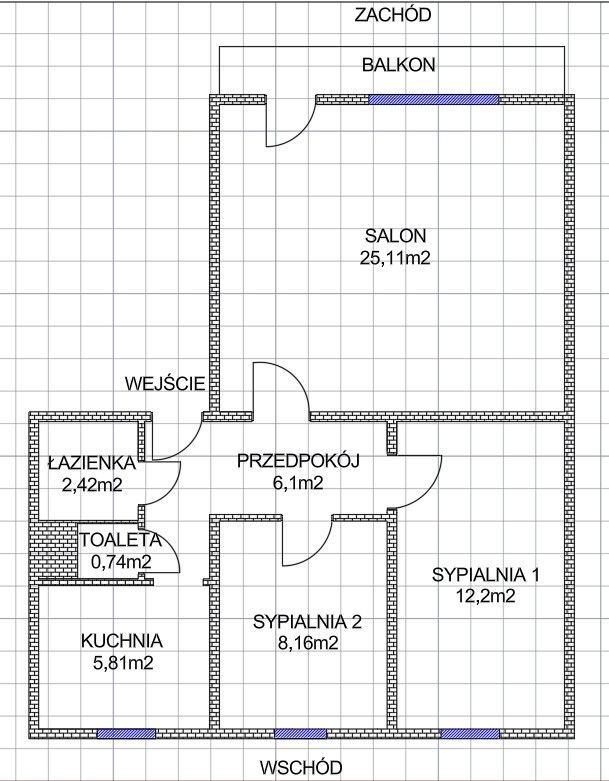 Mieszkanie 3-pokojowe Pabianice, ul. gen. Zygmunta "Waltera" Janke. Zdjęcie 13