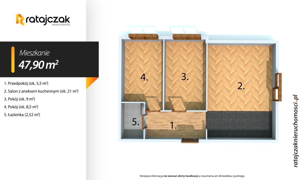 Mieszkanie 3-pokojowe Wejherowo, ul. Słowińców. Zdjęcie 11