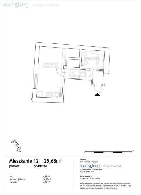Mieszkanie 1-pokojowe Kraków Stare Miasto, ul. Krzywa. Zdjęcie 14