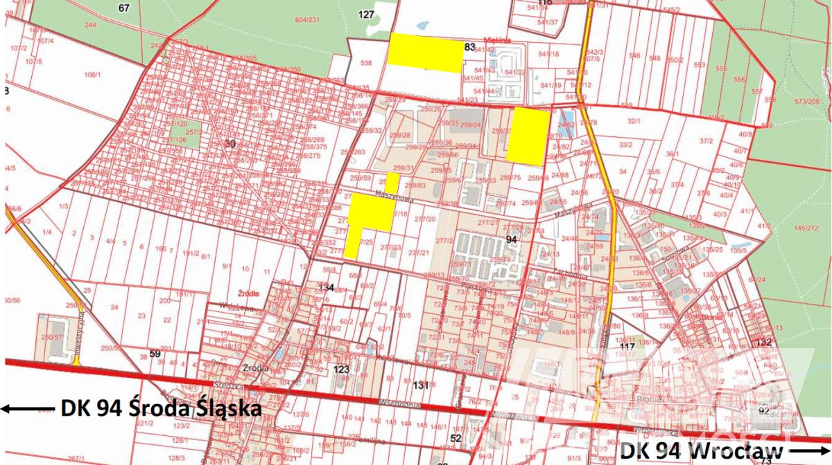 Działka inwestycyjna Źródła, ul. Maszynowa. Zdjęcie 1