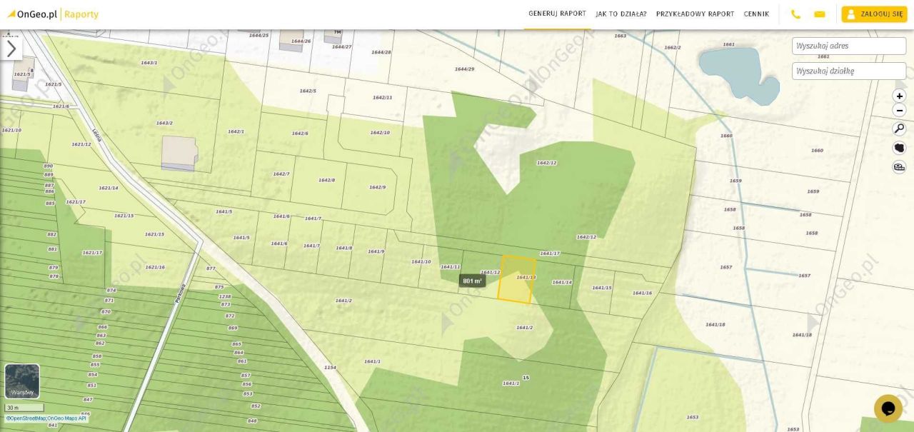 Działka budowlana Karakule. Zdjęcie 3