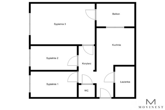 Mieszkanie 3-pokojowe Poznań Nowe Miasto, ul. Polanka. Zdjęcie 8