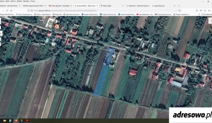 Działka leśna Podszyn