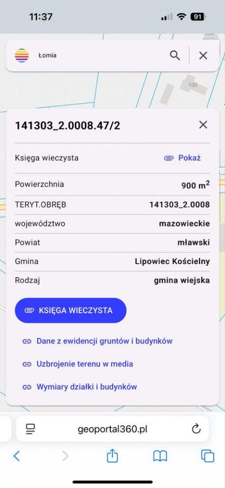 Działka budowlana Łomia. Zdjęcie 3