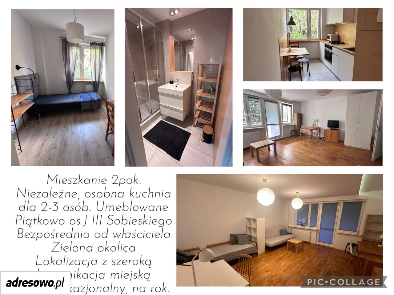 Mieszkanie 2-pokojowe Poznań Piątkowo, os. Jana III Sobieskiego. Zdjęcie 2