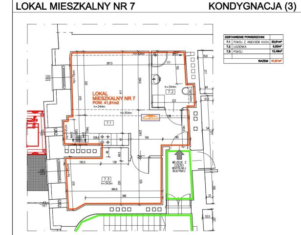Mieszkanie 2-pokojowe Kraków Krowodrza, ul. św. Teresy. Zdjęcie 2
