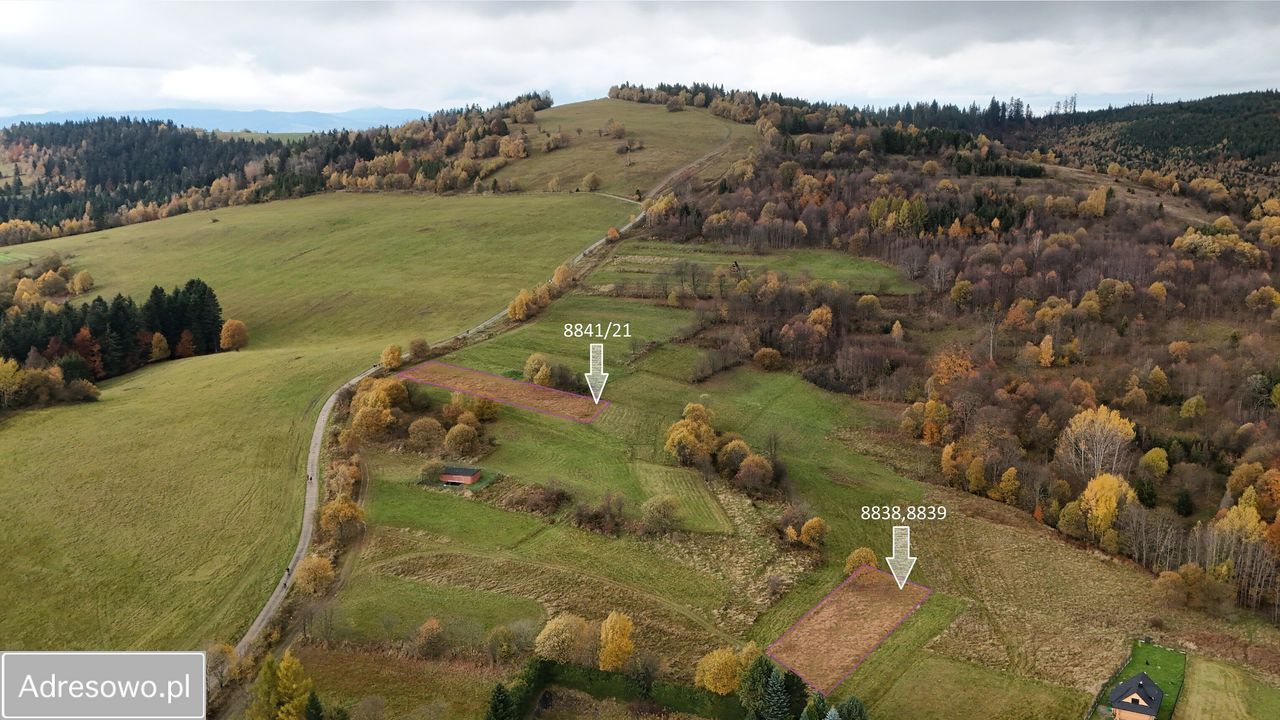 Działka rolno-budowlana Zwardoń Myto