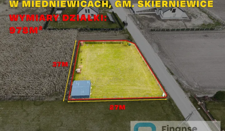 Działka budowlana Miedniewice