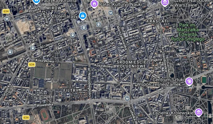 Mieszkanie 3-pokojowe Warszawa Śródmieście, ul. Wilcza