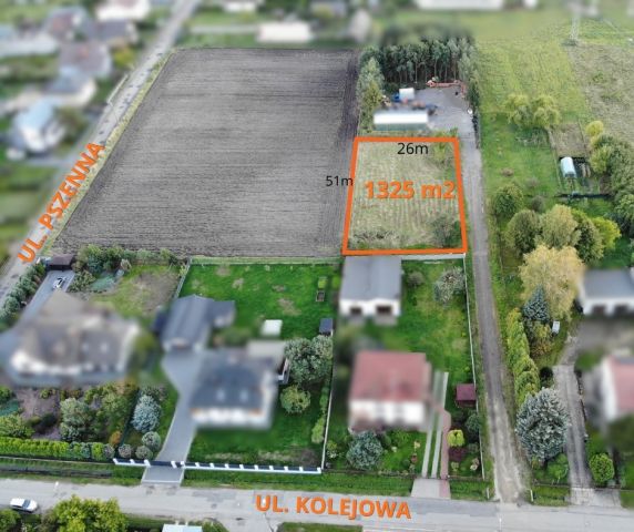 Działka budowlana Częstochowa Błeszno, ul. Kolejowa. Zdjęcie 1