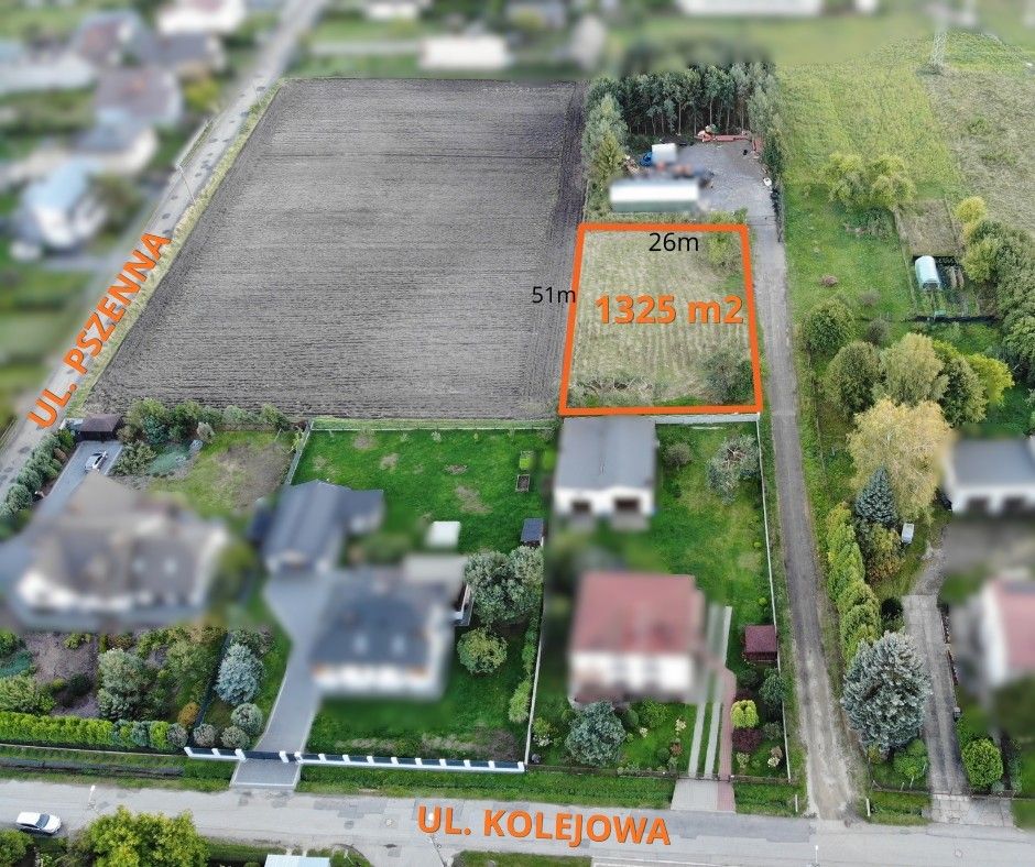 Działka budowlana Częstochowa Błeszno, ul. Kolejowa. Zdjęcie 1
