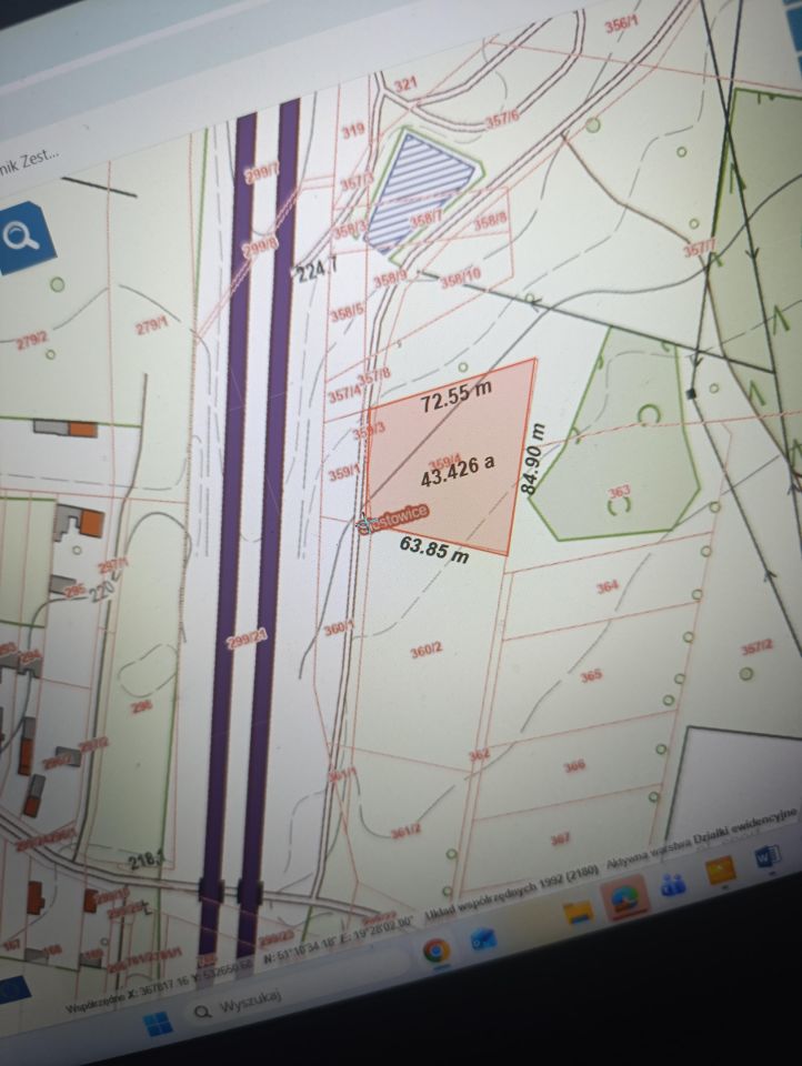 Działka inwestycyjna Słostowice. Zdjęcie 1