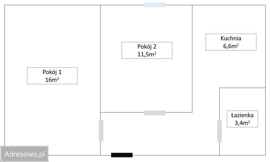 Mieszkanie 2-pokojowe Poznań Łazarz, ul. Józefa Łukaszewicza. Zdjęcie 4