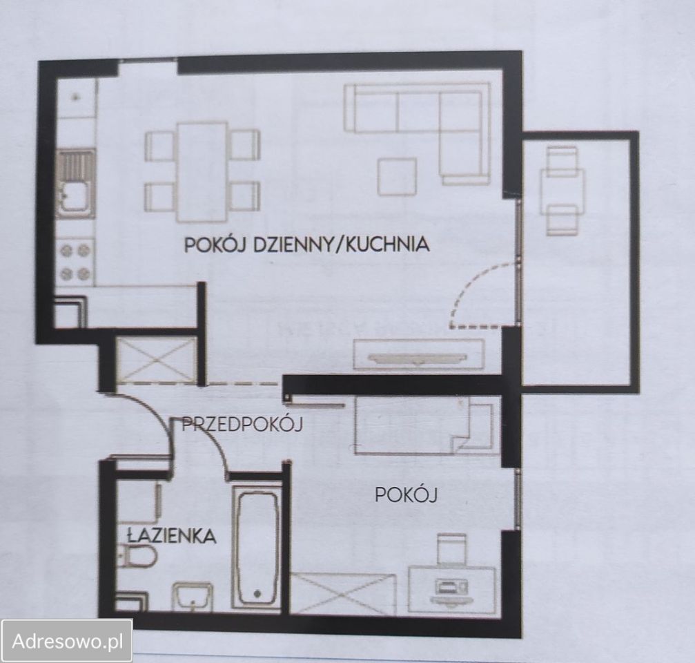 Mieszkanie 2-pokojowe Nowa Sól Centrum, ul. 1 Maja. Zdjęcie 11