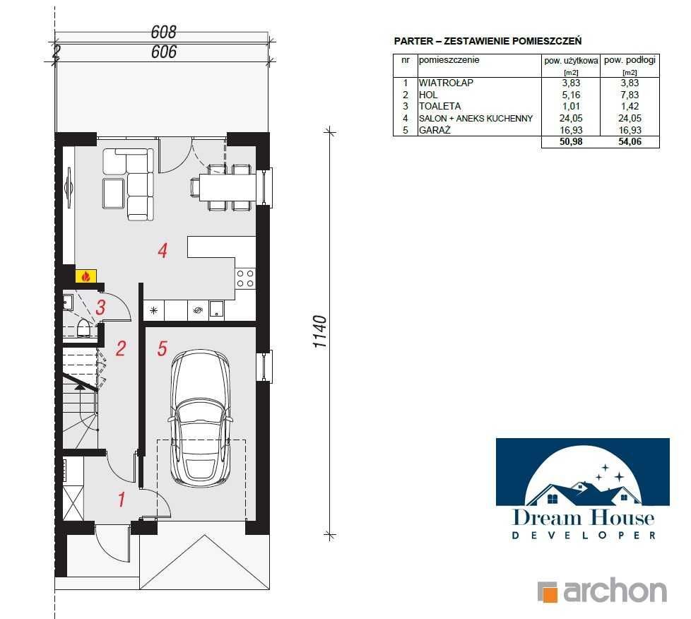 bliźniak Mierzyn, ul. Prostopadła. Zdjęcie 7