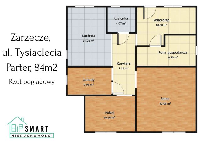 dom wolnostojący, 6 pokoi Zarzecze, ul. Tysiąclecia. Zdjęcie 26