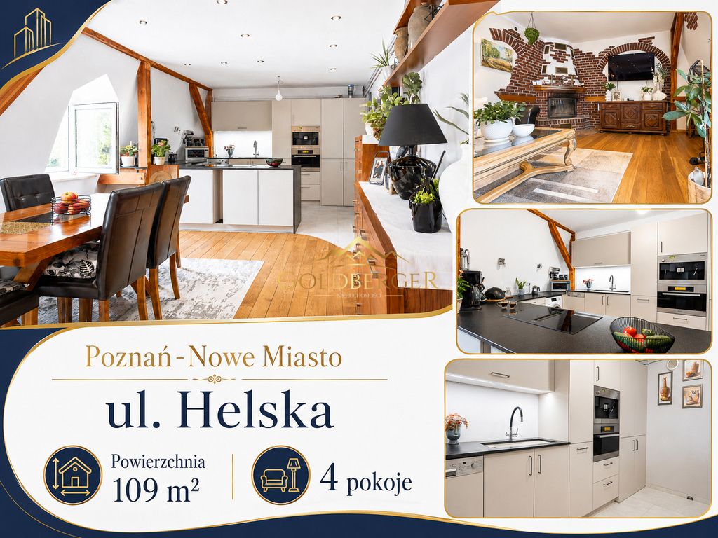 Mieszkanie 4-pokojowe Poznań Nowe Miasto, ul. Helska. Zdjęcie 1