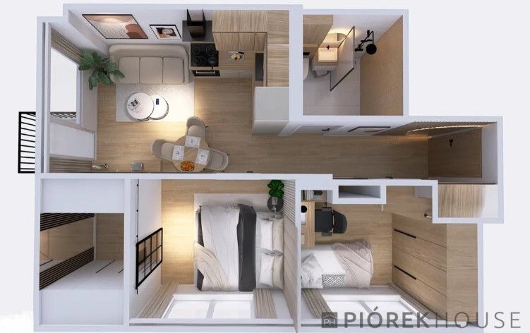 Mieszkanie 3-pokojowe Warszawa Wola, ul. Mordechaja Anielewicza. Zdjęcie 6