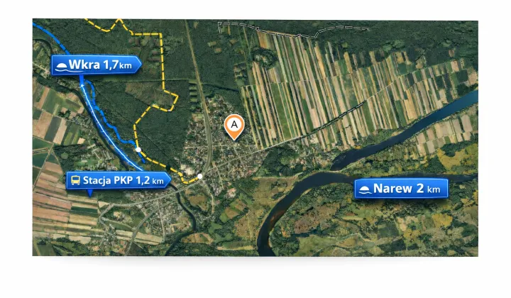 dom wolnostojący, 2 pokoje Pomiechówek