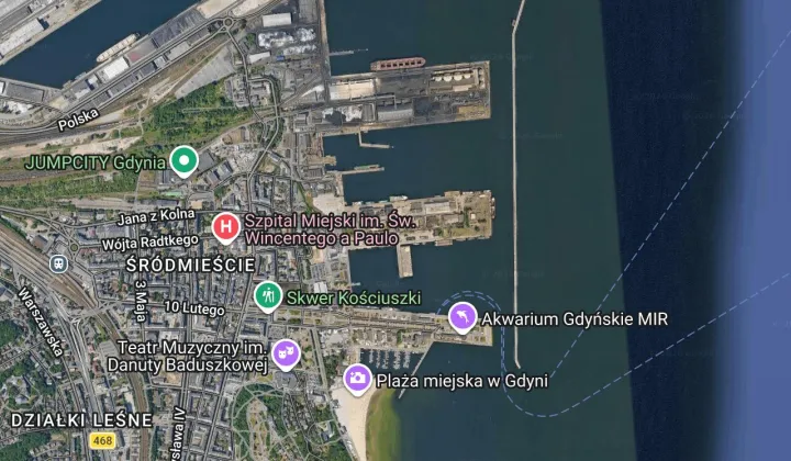 Mieszkanie 3-pokojowe Gdynia Śródmieście, ul. Arkadiusza Rybickiego