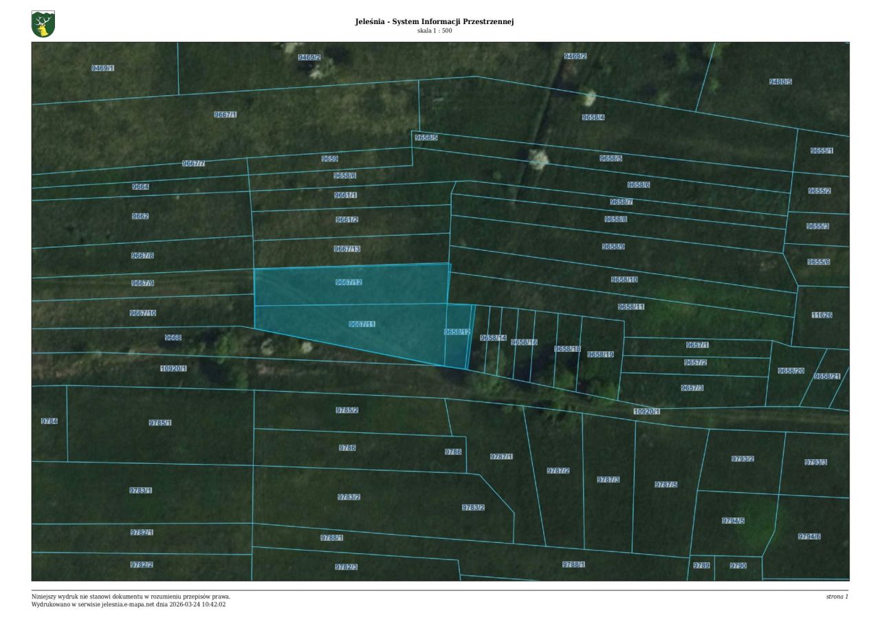 Działka budowlana Jeleśnia, ul. Martoszowa. Zdjęcie 3