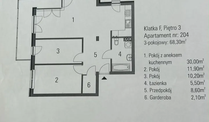 Mieszkanie 3-pokojowe Kraków Dębniki, ul. Kapelanka