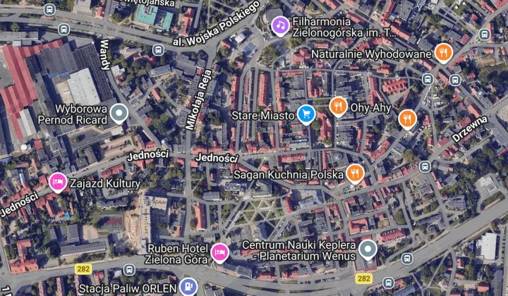 Mieszkanie 3-pokojowe Zielona Góra Centrum, ul. Jana Sobieskiego