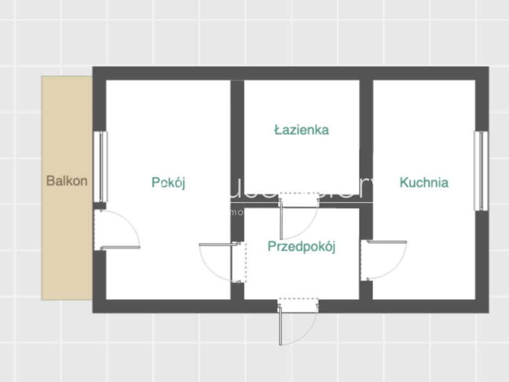 Mieszkanie 1-pokojowe Łódź Chojny. Zdjęcie 4
