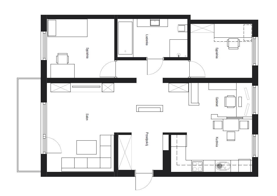 Mieszkanie 3-pokojowe Ciechanów, ul. Władysława Sikorskiego. Zdjęcie 14