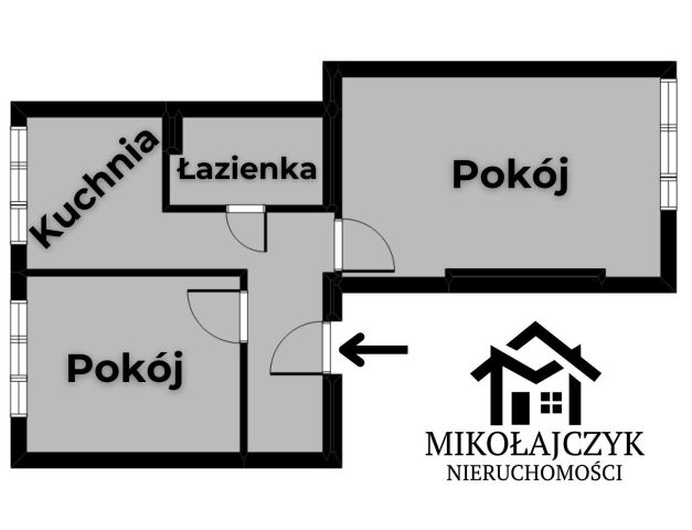 Mieszkanie 2-pokojowe Bartoszyce, ul. Księcia Poniatowskiego. Zdjęcie 10