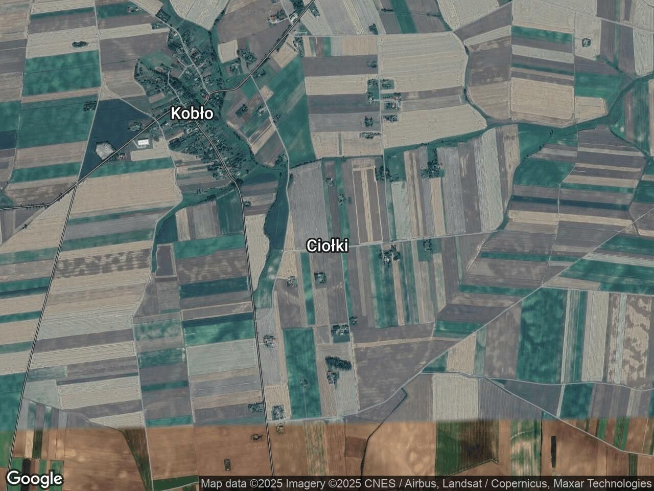 Działka rolna Ciołki