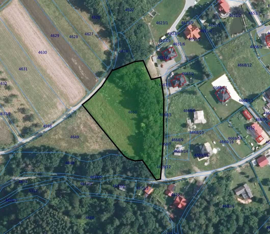 Działka budowlana Kamienica