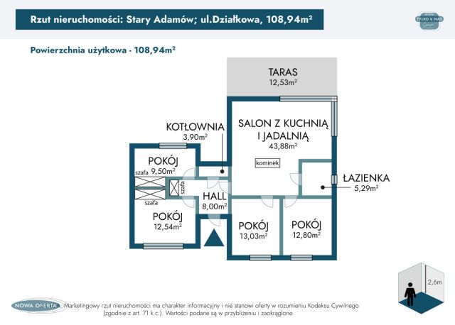 dom wolnostojący, 5 pokoi Stary Adamów, ul. Działkowa. Zdjęcie 5