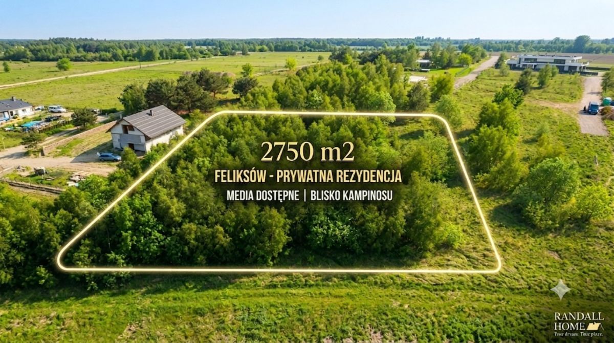 Działka inwestycyjna Feliksów, ul. Zajęcza. Zdjęcie 1
