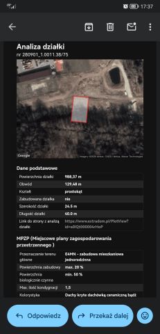 Działka budowlana Lidzbark Warmiński, ul. Spacerowa. Zdjęcie 1