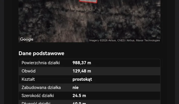 Działka budowlana Lidzbark Warmiński, ul. Spacerowa