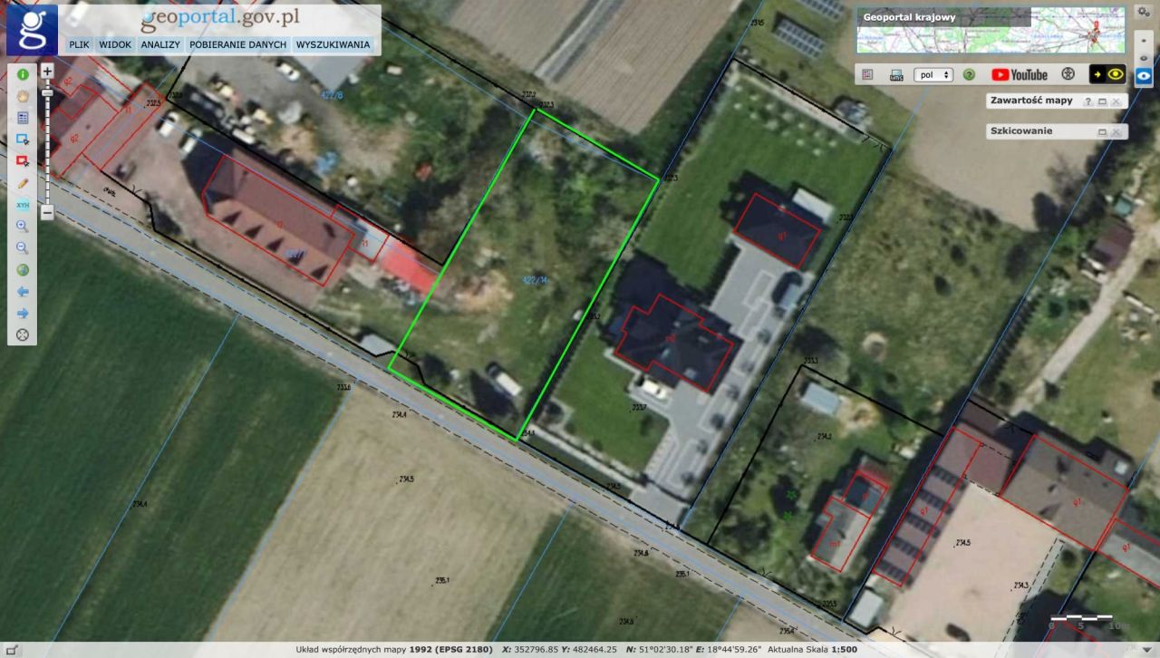 Działka budowlana Parzymiechy. Zdjęcie 3