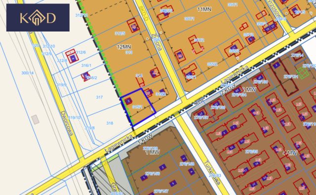 Działka inwestycyjna Złotniki, ul. Łagiewnicka. Zdjęcie 3