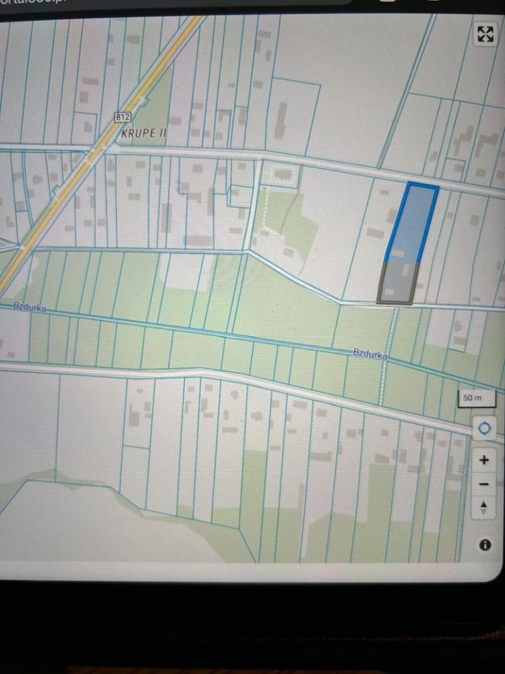 Działka budowlana Krupe