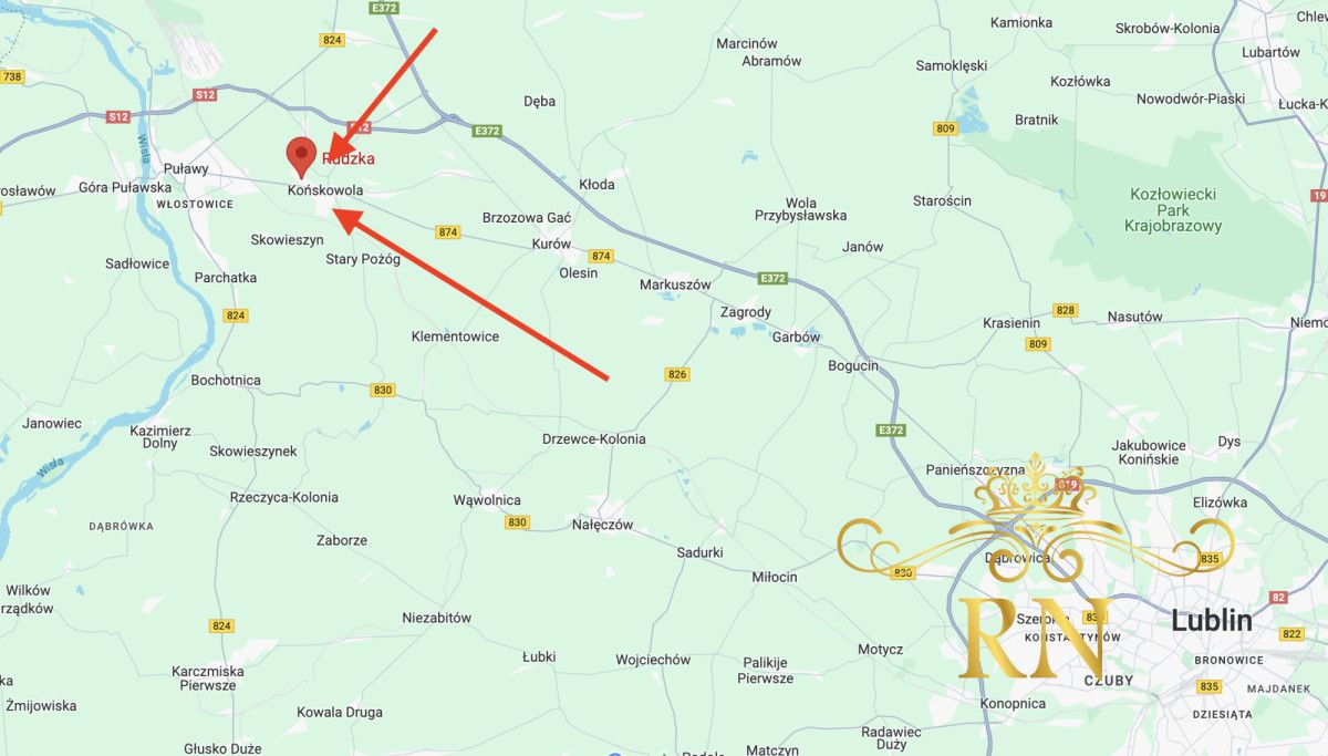 Działka inwestycyjna Końskowola, ul. Rudzka. Zdjęcie 2