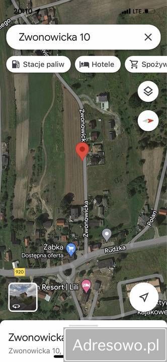 Działka inwestycyjna Rybnik Stodoły, ul. Zwonowicka