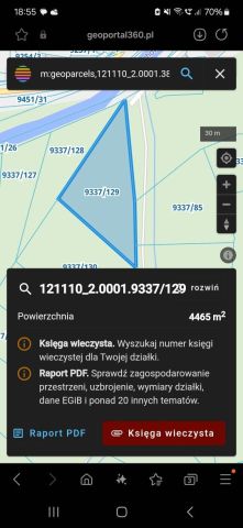 Działka leśna Ochotnica Dolna. Zdjęcie 1