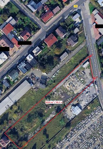 Działka inwestycyjna Myszków Centrum, ul. Majora Sucharskiego. Zdjęcie 1